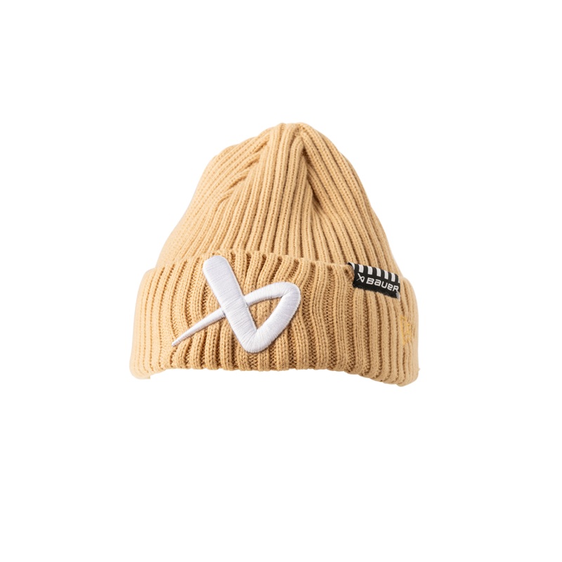 NE Fisherman Beanie Senior|TAN|BLACK
