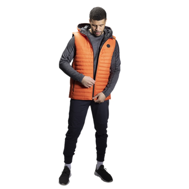 Fleece Hooded Puffer Vest Men’s