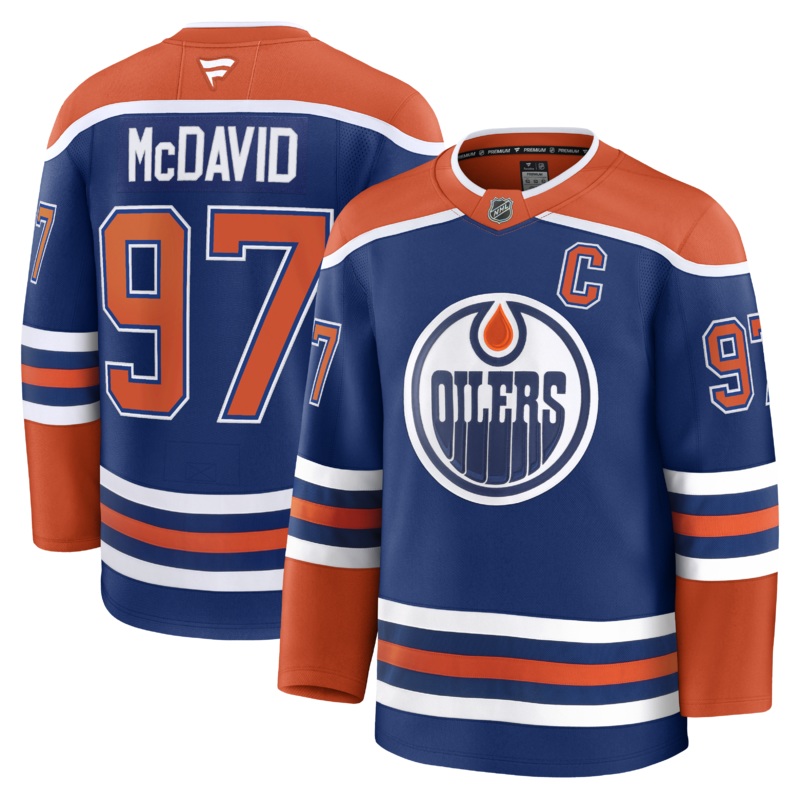 Connor McDavid Edmonton Oilers Home Premium Jersey