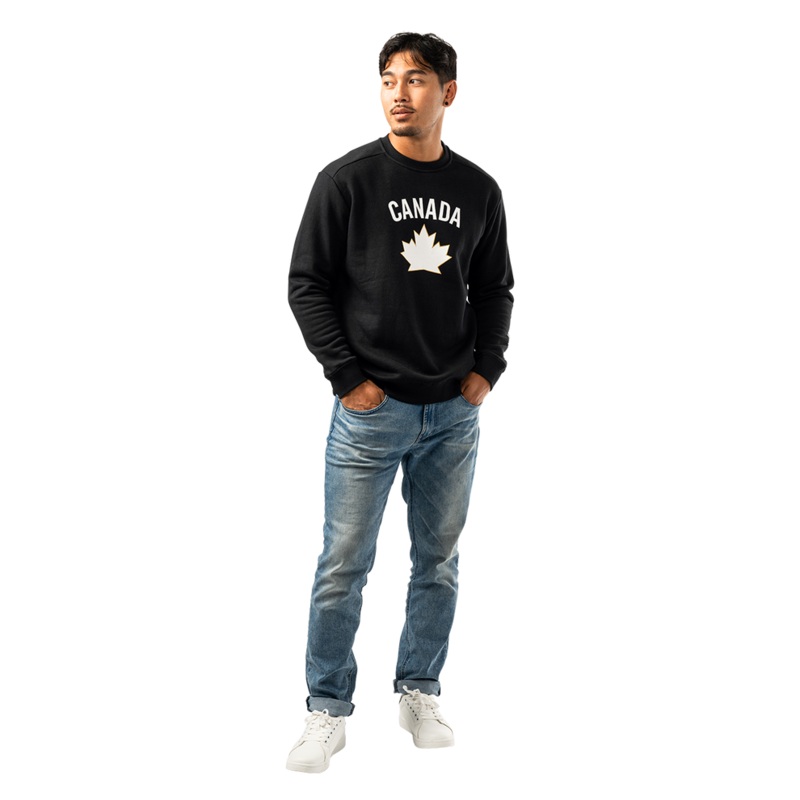 Hockey Canada Core Crewneck|BLACK|RED|S|M|L|XL|XXL
