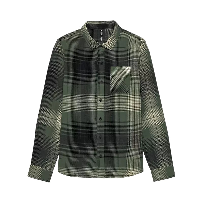 Women’s Traildust Flannel|HEATHER GREEN|XS|S|M|L|XL