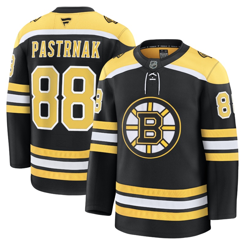 David Pastrnak Boston Bruins Home Premium Jersey