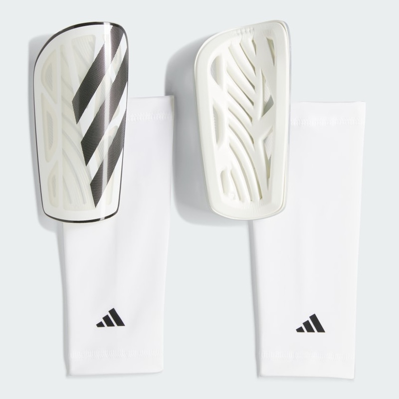 Tiro League Shin Guards|WHITE/BLACK/SILVER METALLIC|LUCID RED/WHITE/BLACK|M|L|XL