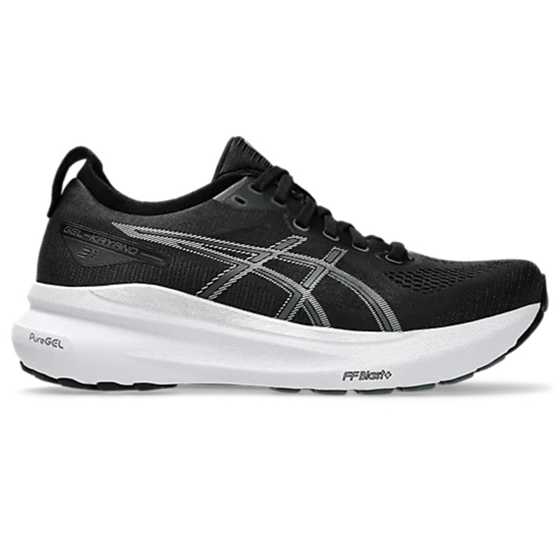 Women’s Gel-Kayano 31|BLACK/PURE SILVER|6|6.5|7|7.5|8|8.5|9|9.5|10|10.5|11
