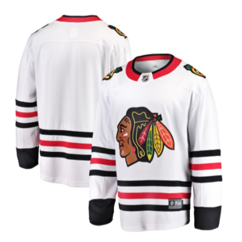Customizable Chicago Blackhawks Breakaway Away Jersey