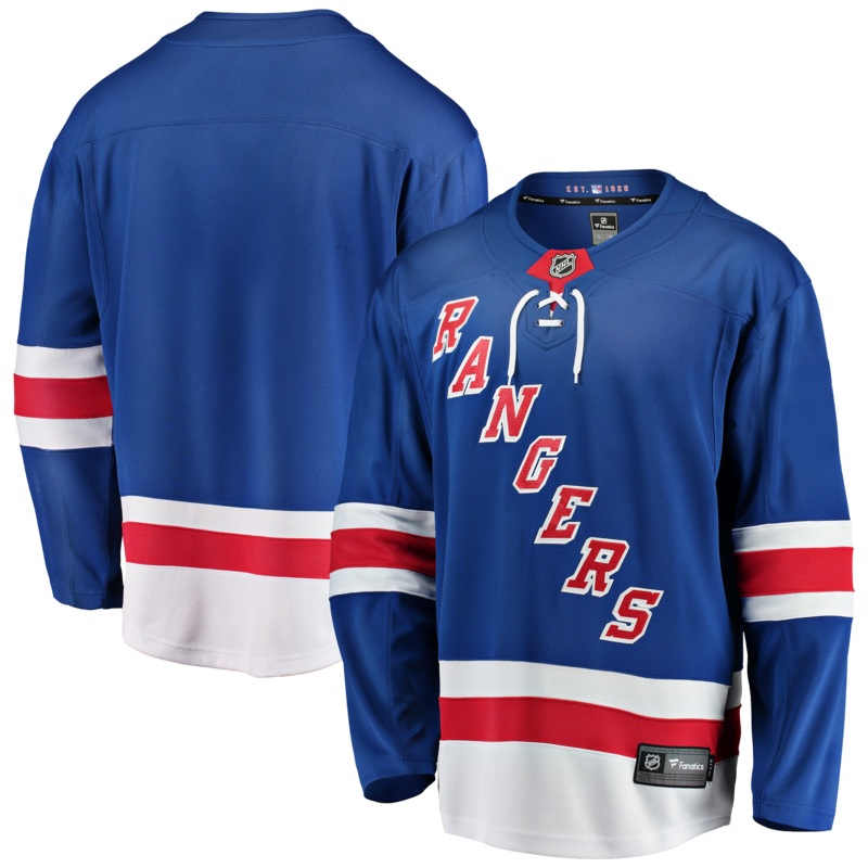 New York Rangers Breakaway Home Jersey – Blank