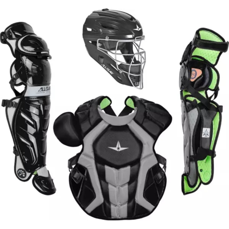 Adult S7 Axis Catcher’s Set|Adult|Black/Graphite|Navy/Graphite|Scarlet/Graphite