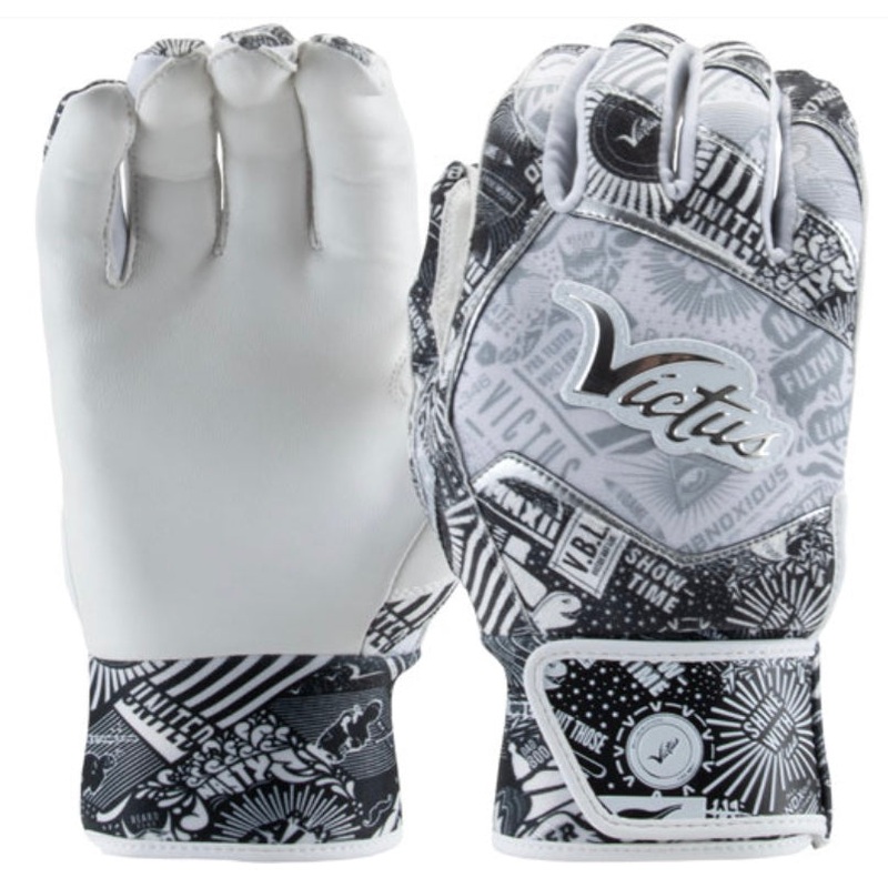 NOX Batting Gloves|Black and Gold|White and Silver|Small|Medium|Large|XL|XXL