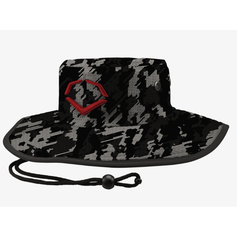 Logo Bucket Hat|Black/White/Grey|White
