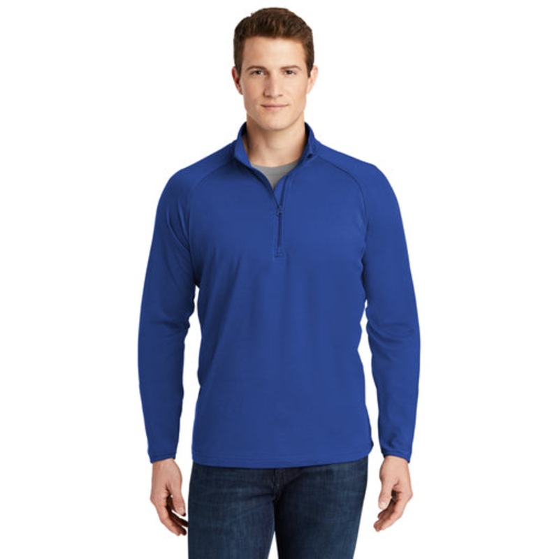 Sport-Tek Men’s Sport-Wick Stretch 1/2 Zip Jacket