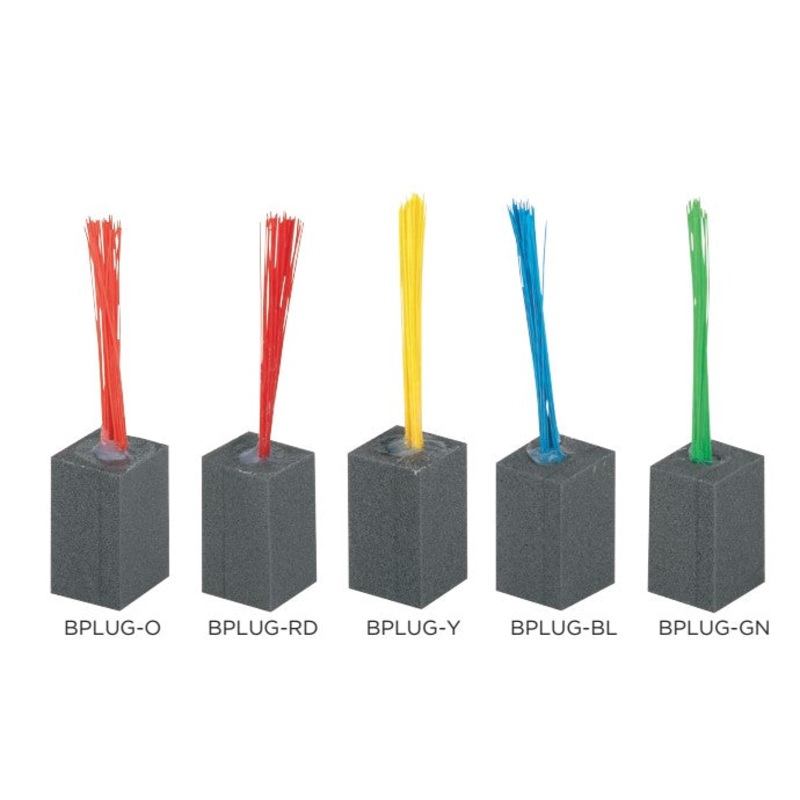 Foam Base Plug with Nylon Bristles
