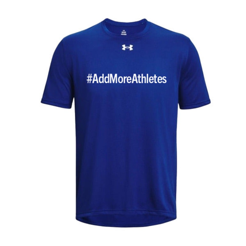 #AddMoreAthletes|Black|Royal|Men’s / Small|Men’s / Medium|Men’s / Large|Men’s / XLarge|Men’s / 2XLarge