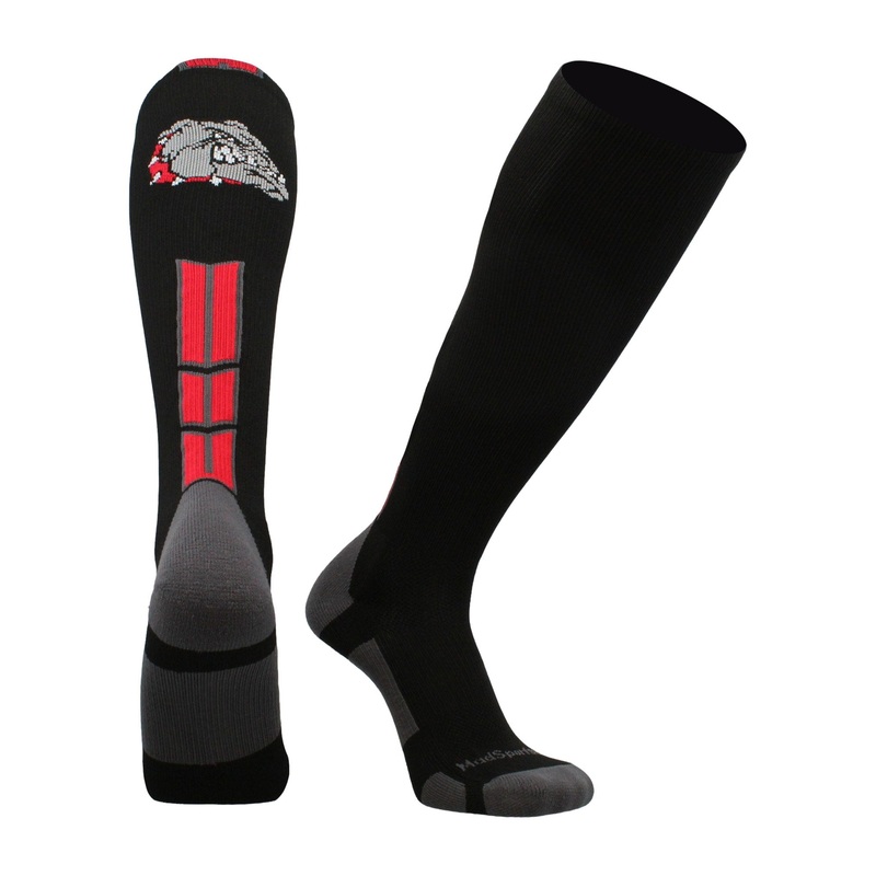 Bulldog Logo Over the Calf Socks