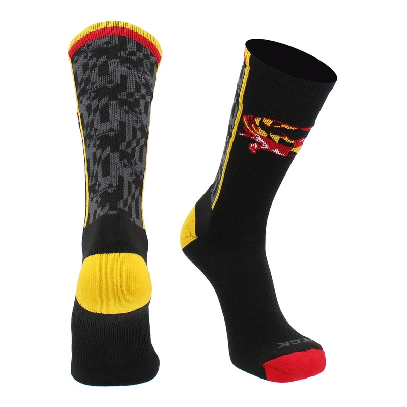Maryland Flag with Crab Crew Socks