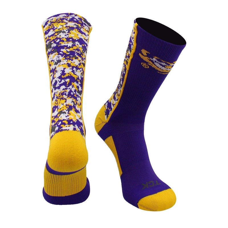 LSU Tigers Digital Camo Crew Socks