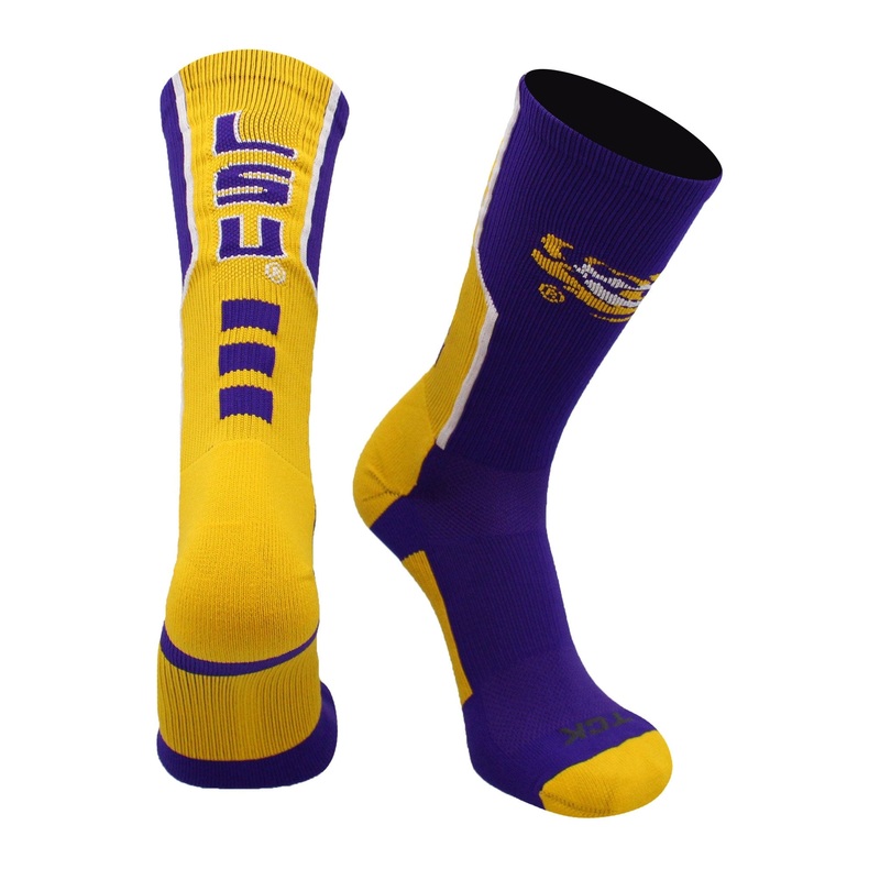 LSU Tigers Perimeter Crew Socks