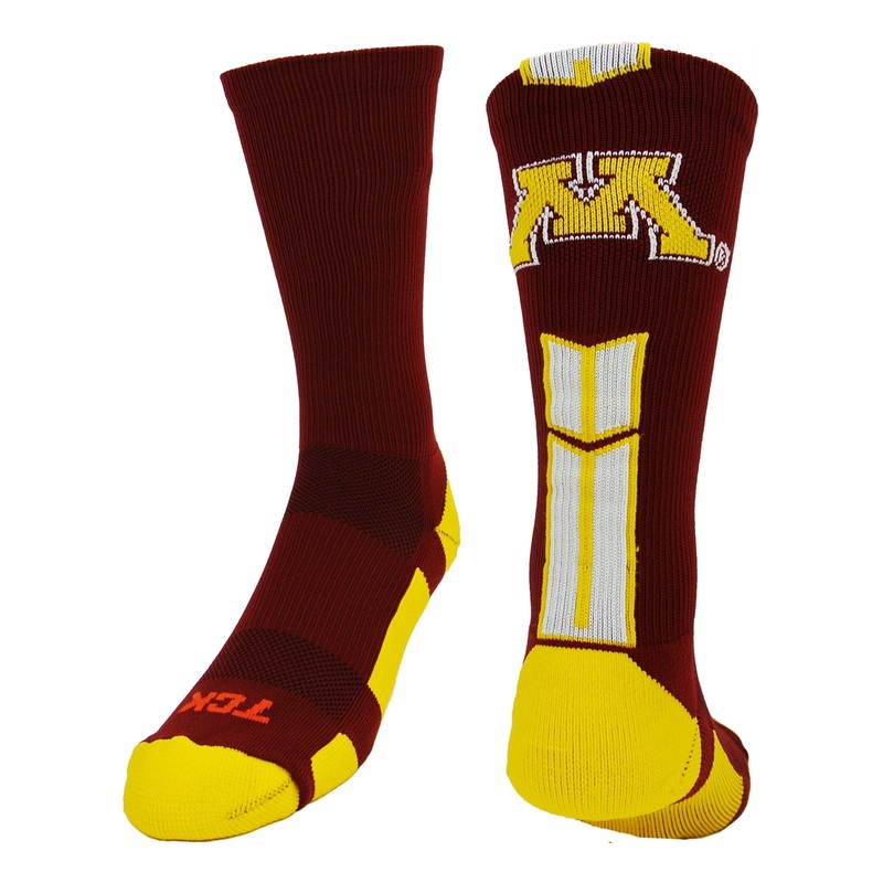 Minnesota Golden Gophers Socks Baseline 3.0 Crew