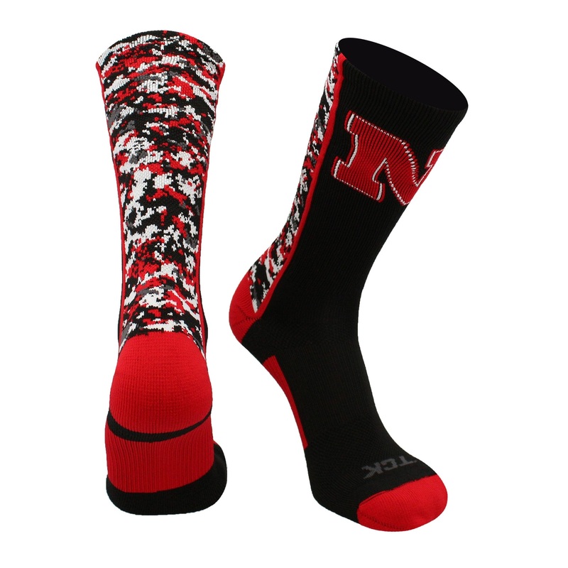 Nebraska Cornhuskers Socks Digital Camo Crew