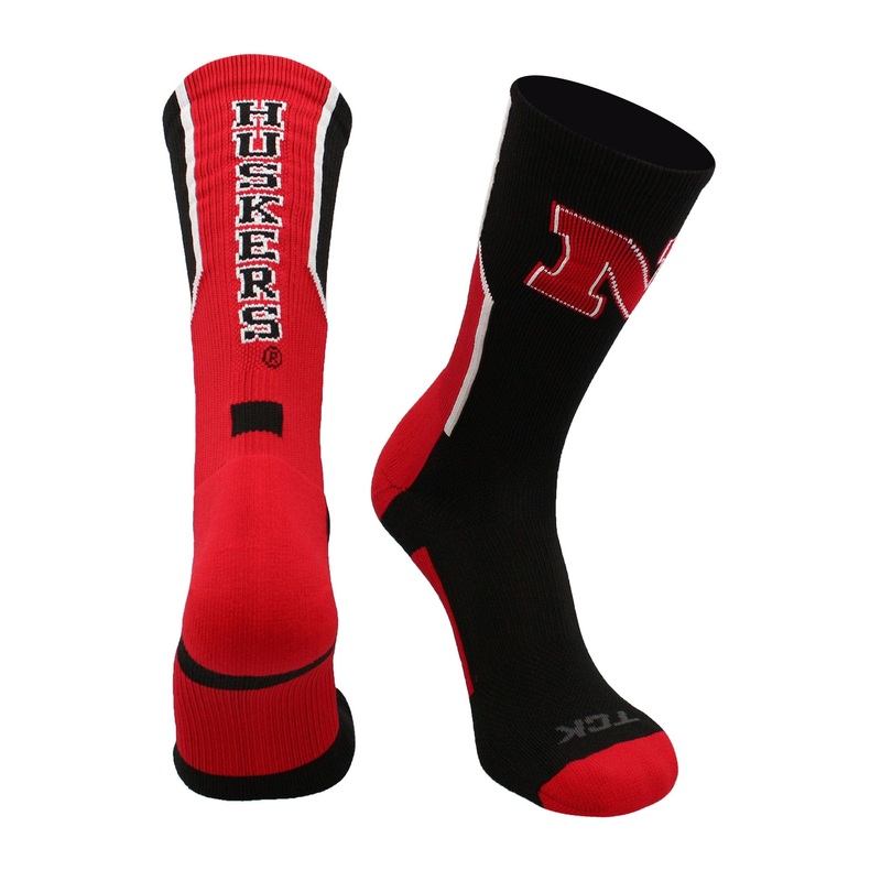 University of Nebraska Cornhuskers Socks Perimeter Crew