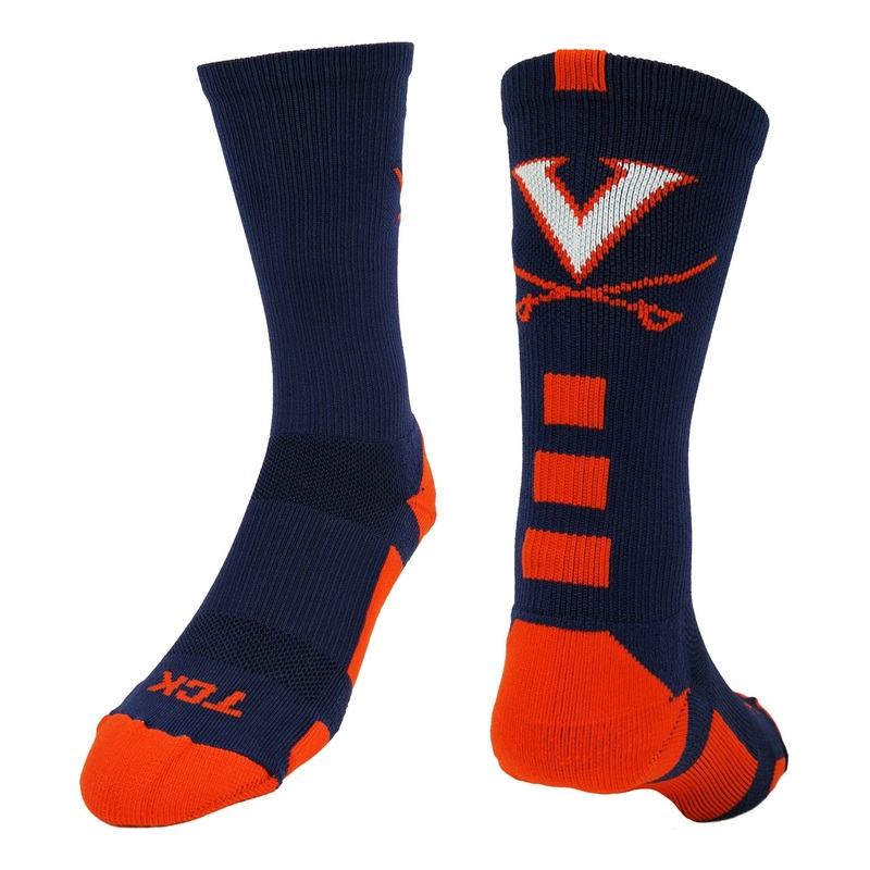 Virginia Cavaliers Socks Baseline Crew