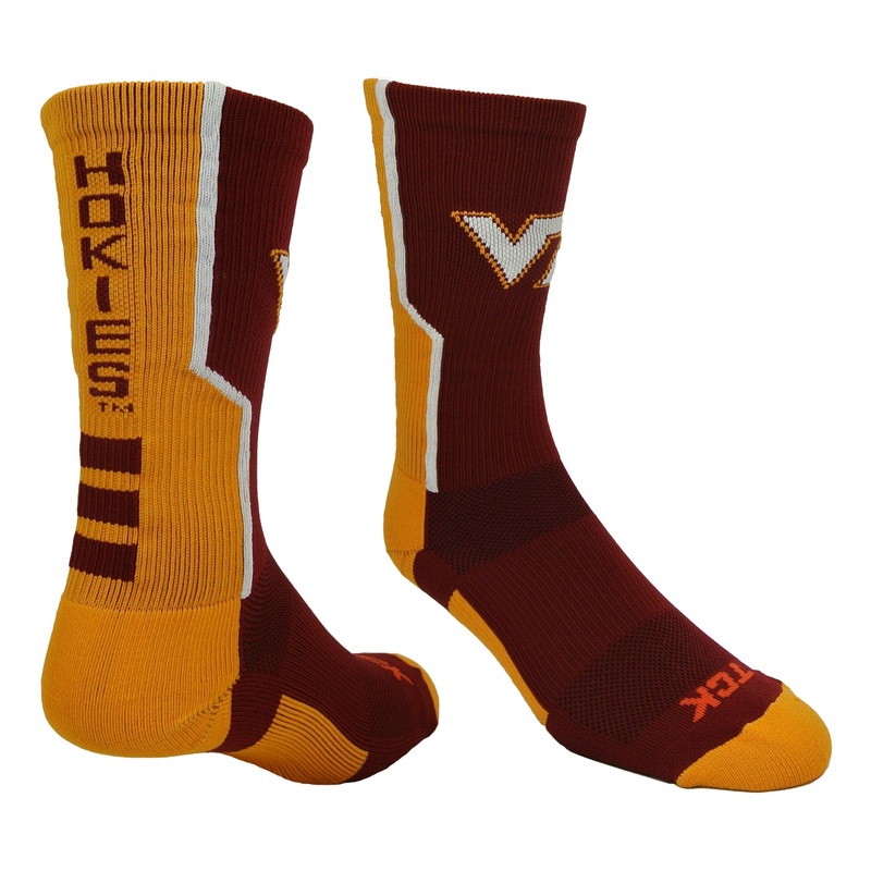 Virginia Tech Hokies Socks Perimeter Crew