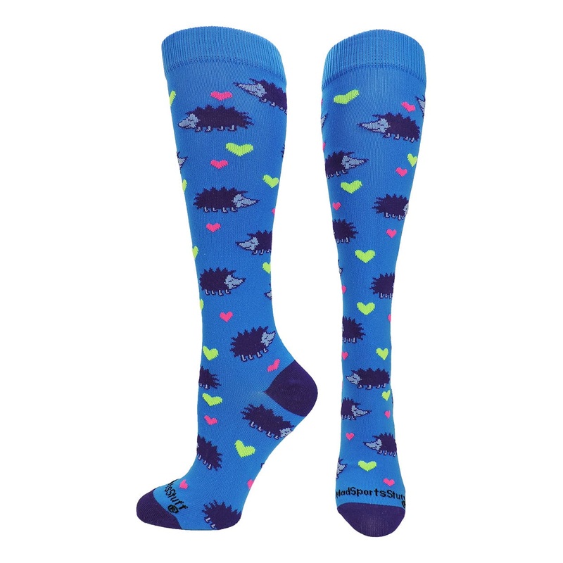 Hedgehog Love Over the Calf Athletic Socks
