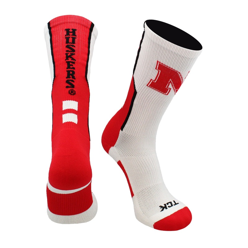 Nebraska Cornhuskers Socks Perimeter Crew