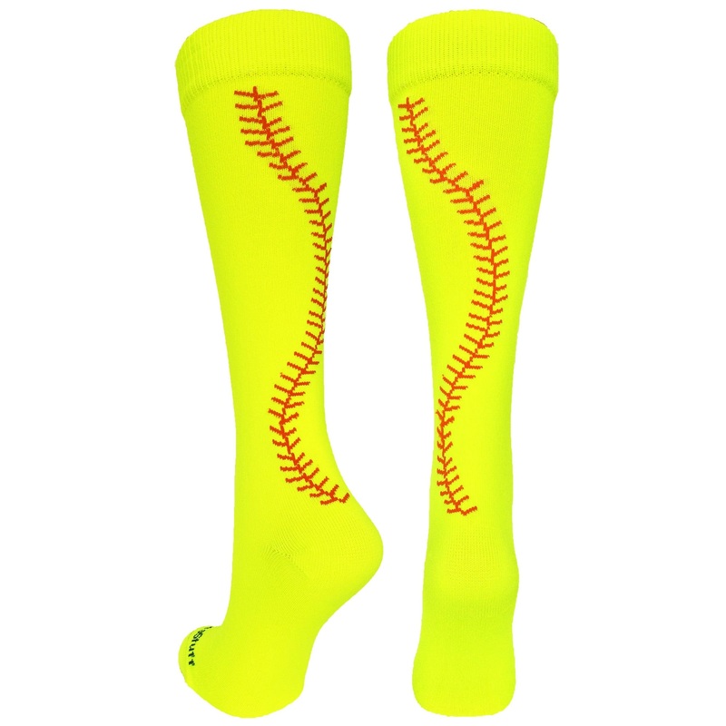 Softball Socks with Stitches Over the Calf (multiple colors)