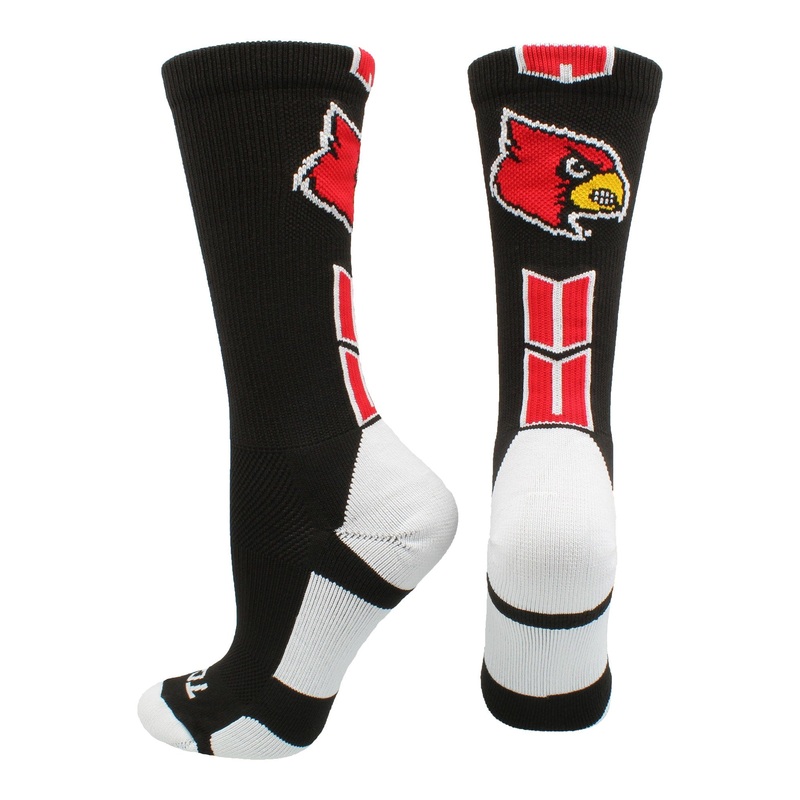 Louisville Cardinals Socks Baseline 3.0 Crew