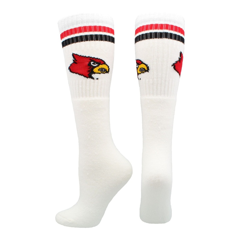 Louisville Cardinals Socks Throwback Tube