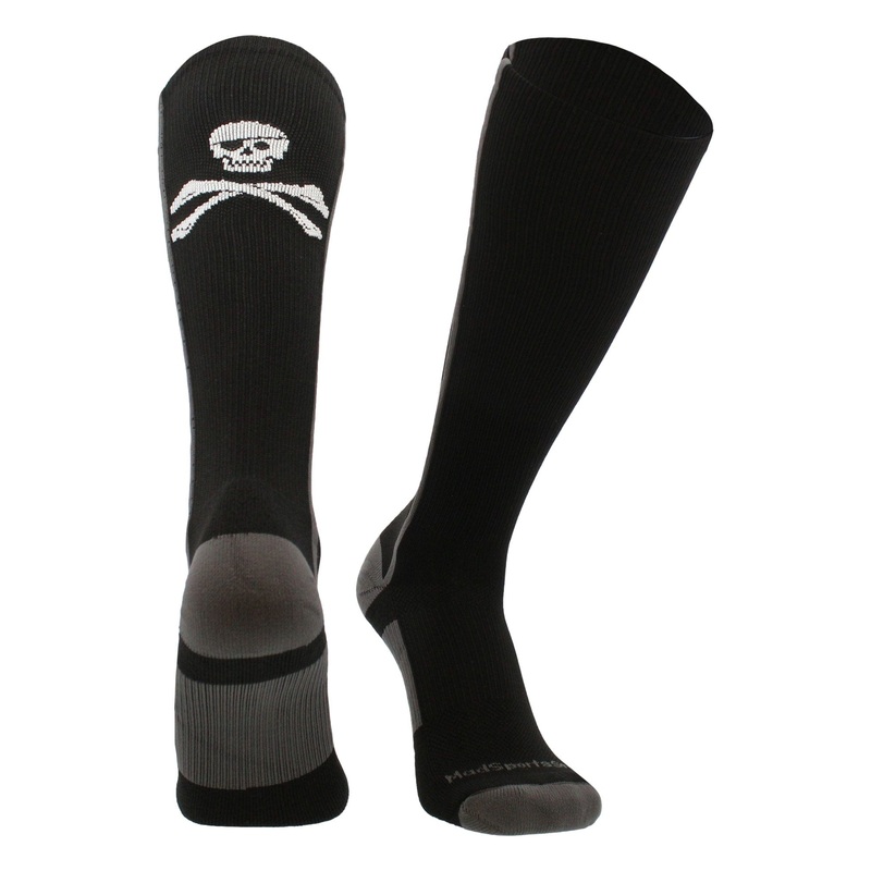 Pirate Skull and Crossbones (Jolly Roger) Over the Calf Socks
