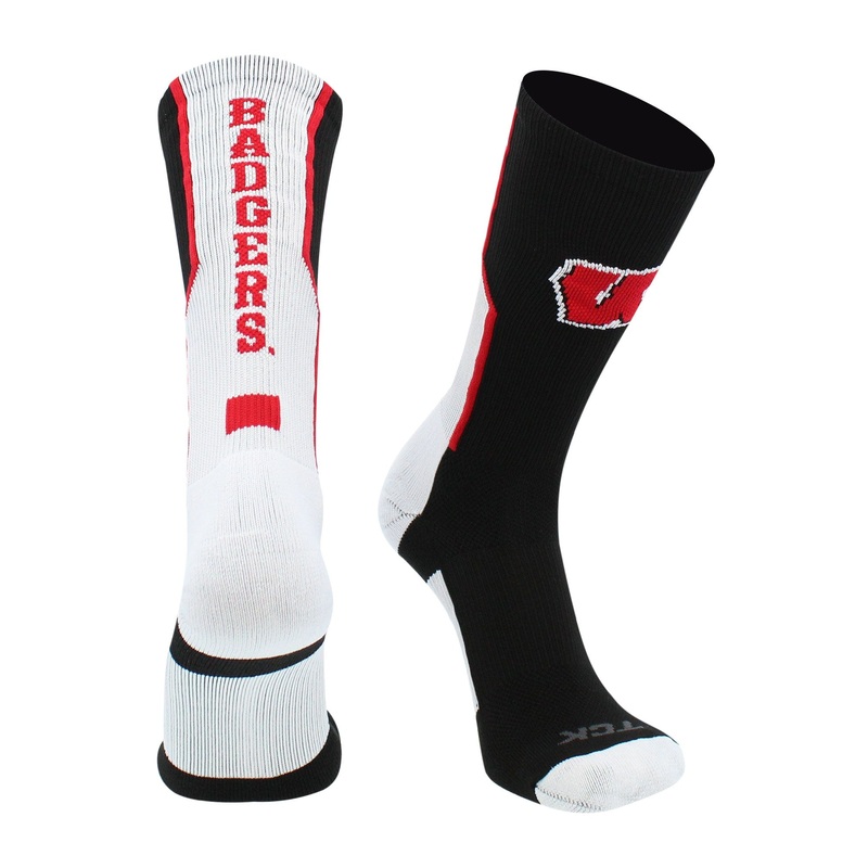 Wisconsin Badgers Socks Perimeter Crew