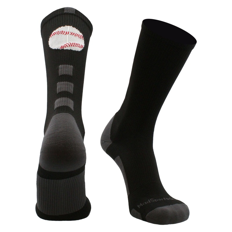 Baseball Logo Athletic Crew Socks (multiple colors)
