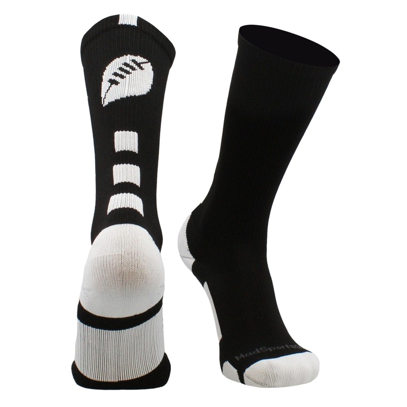 Football Logo Athletic Crew Socks (multiple colors)