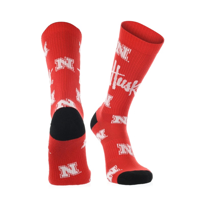 Nebraska Cornhuskers Mayhem Crew Socks