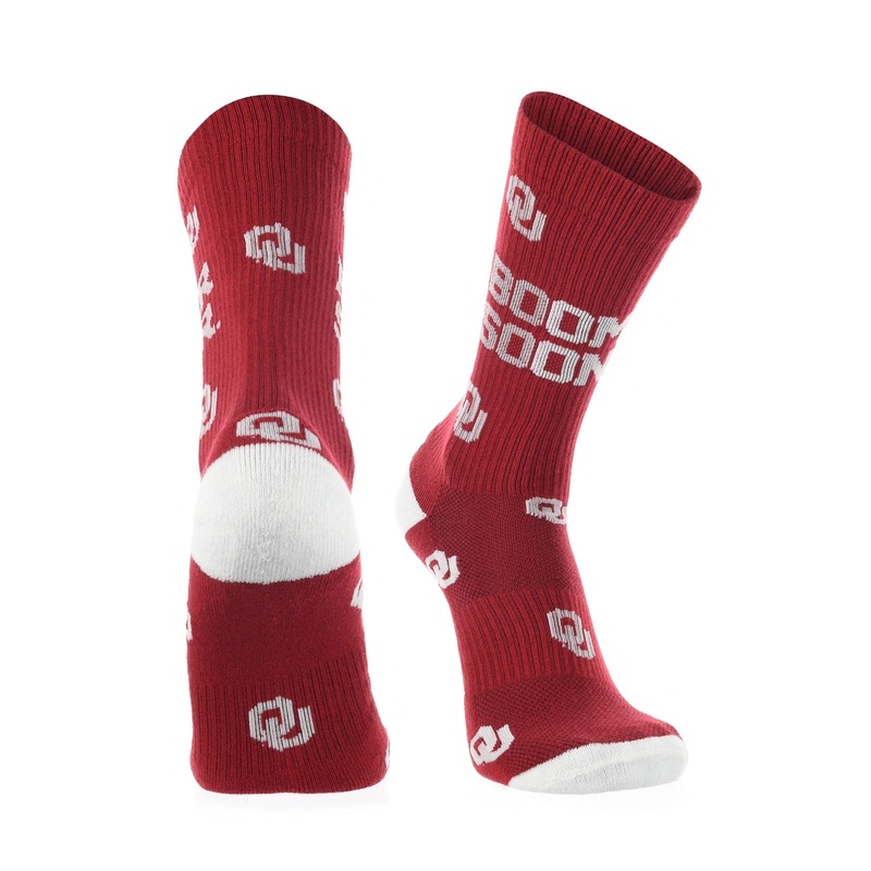Oklahoma Sooners Mayhem Crew Socks