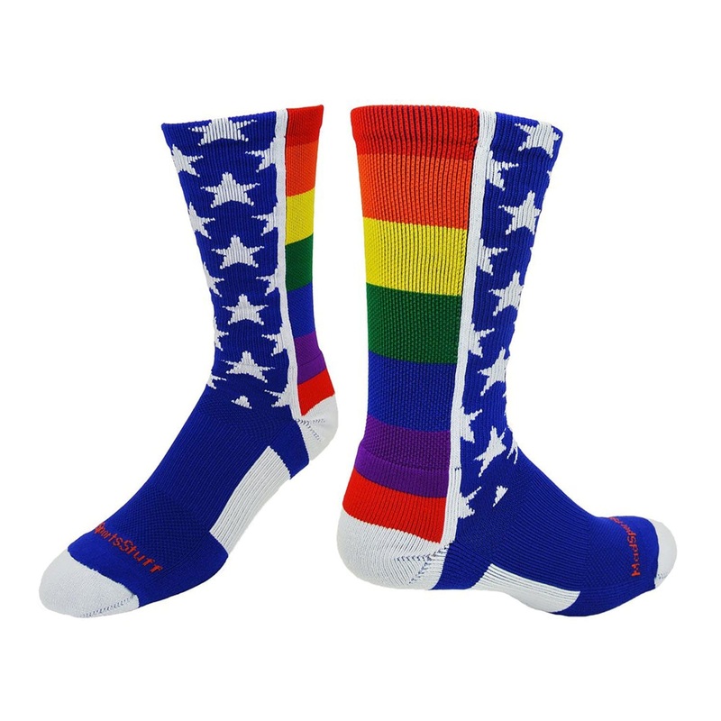 Rainbow Pride Crew Socks|Multi|Large|Medium|Small|X-Large