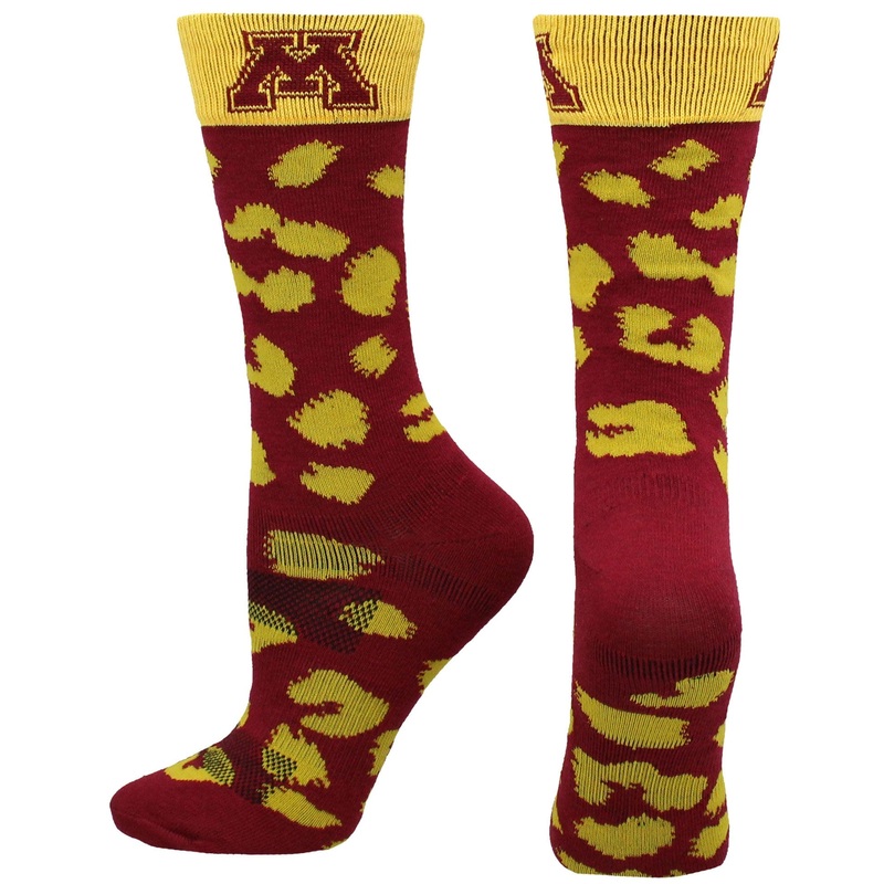 Minnesota Golden Gophers Socks Womens Savage Crew Socks
