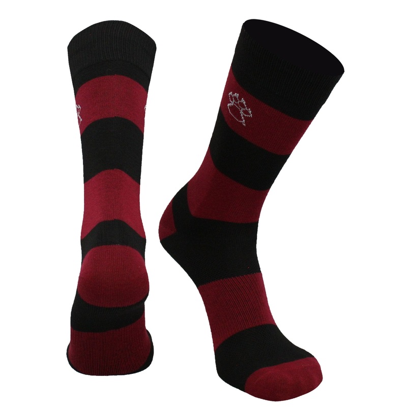New Mexico Lobos Socks Game Day Striped Crew Socks