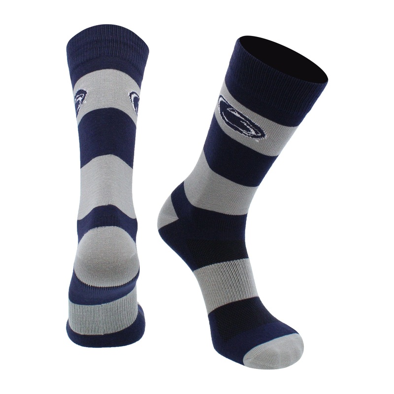 Penn State Nittany Lions Socks Game Day Striped Crew Socks