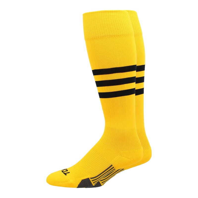 Striped Baseball Socks Over the Calf Dugout Pattern B