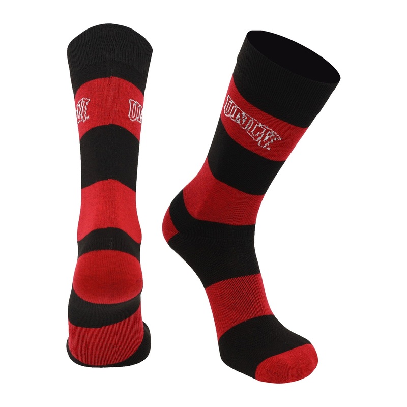 UNLV Rebels Socks Game Day Striped Crew Socks