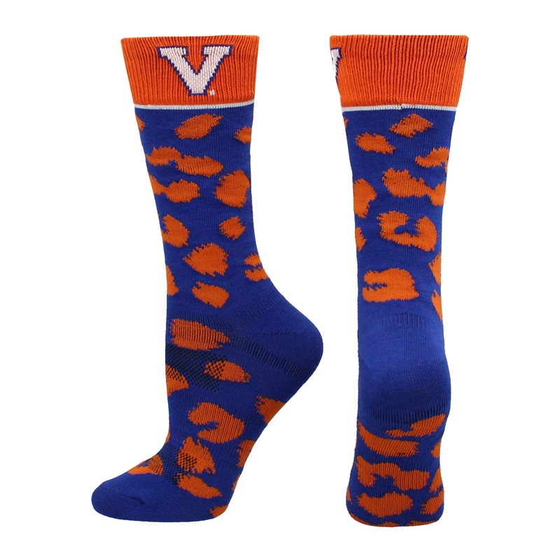 Virginia Cavaliers Socks Womens Savage Crew Socks