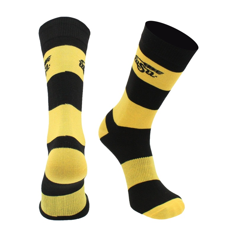Wichita State Shockers Socks Game Day Striped Crew Socks