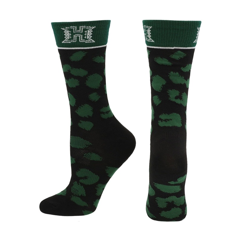 Hawaii Rainbow Warriors Socks Womens Savage Crew Socks