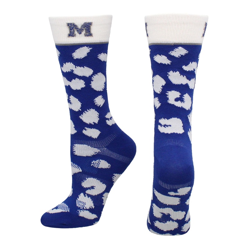 Memphis Tigers Socks Womens Savage Crew Socks
