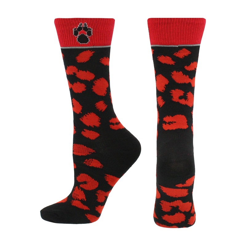 New Mexico Lobos Socks Womens Savage Crew Socks