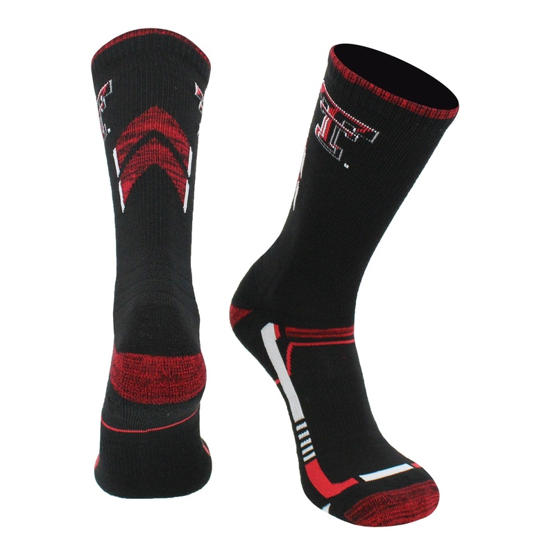 Texas Tech Red Raiders Socks Texas Tech University Red Raiders Champion Crew Socks
