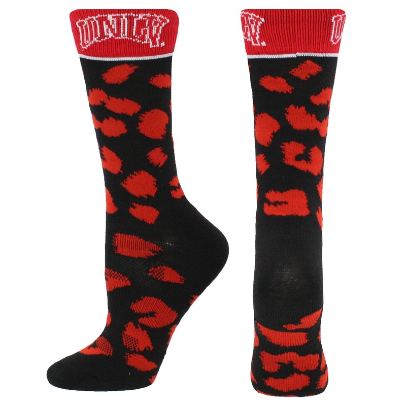 UNLV Rebels Socks Womens Savage Crew Socks
