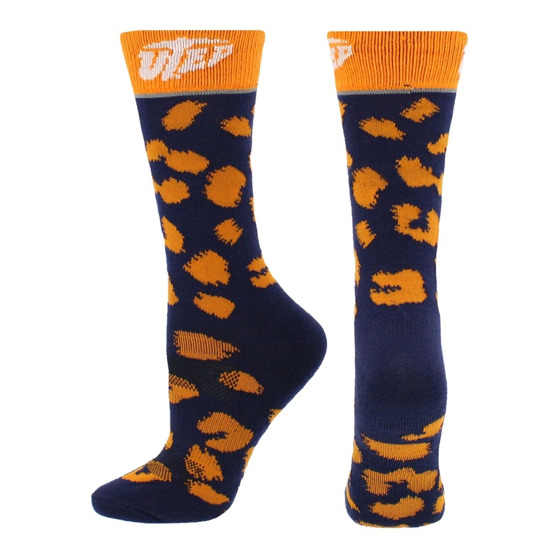 UTEP Miners Socks Womens Savage Crew Socks